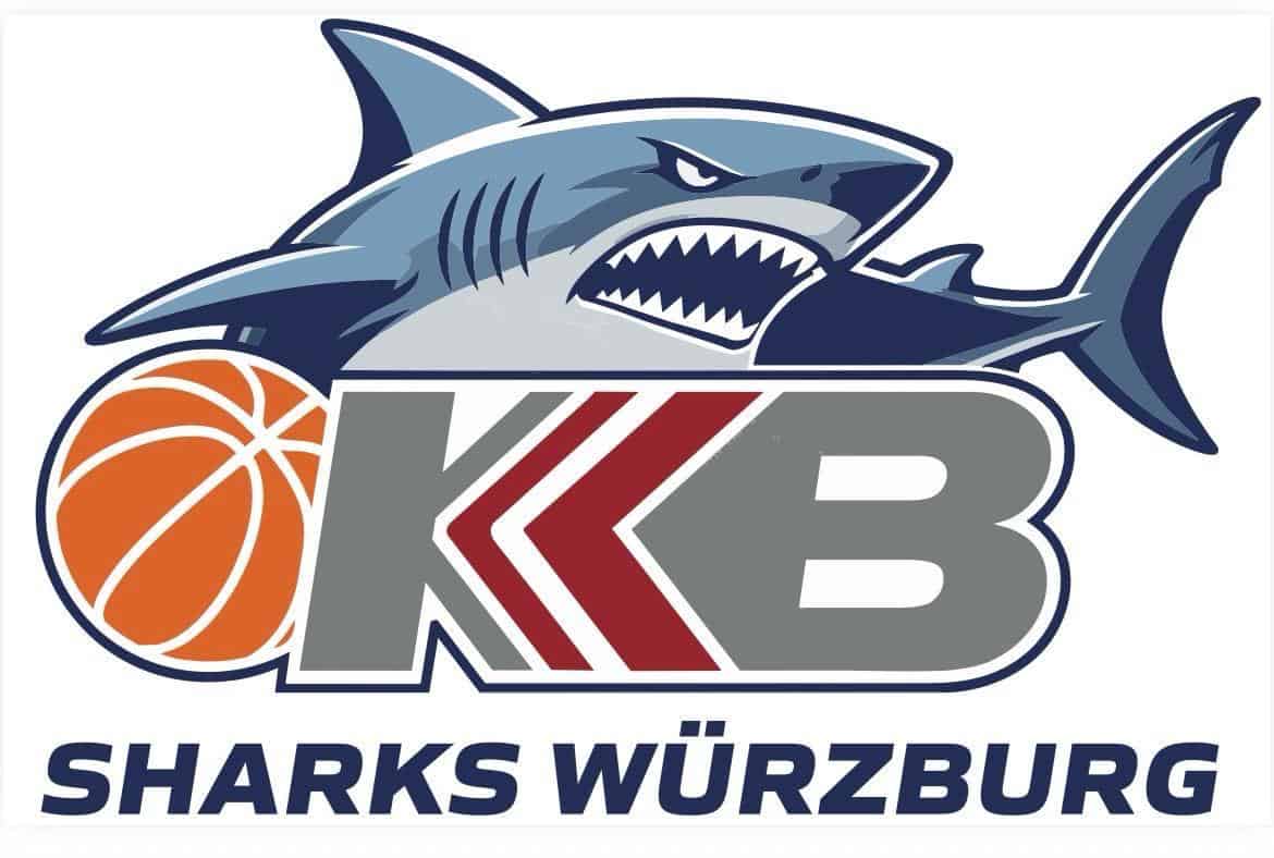 Logo der KB Container Sharks Würzburg, Damenmannschaft der TG Würzburg in der 2. Bundesliga Frauen Süd.
